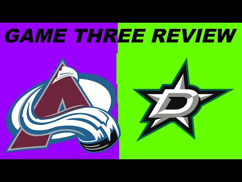 Game Review | Stars Vs Avalanche | Round Two Game Three