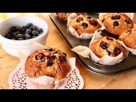 MUFFINS AI MIRTILLI || DOLCI FACILI E VELOCI (SENZA BURRO)