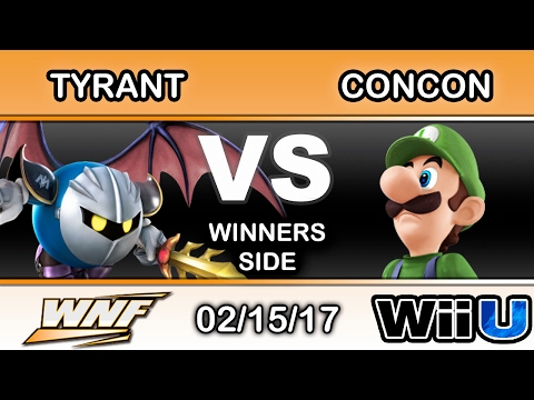 WNF 1.1 - Tyrant (Meta Knight) Vs. SS | Mr. ConCon (Luigi) Winners Side - Smash Wii U