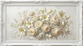 Download lagu White Flowers in White Frame ||Relaxing Art ||#flowers #art #painting mp3 Download lagu White Flowers in White Frame ||Relaxing Art ||#flowers #art #painting mp3