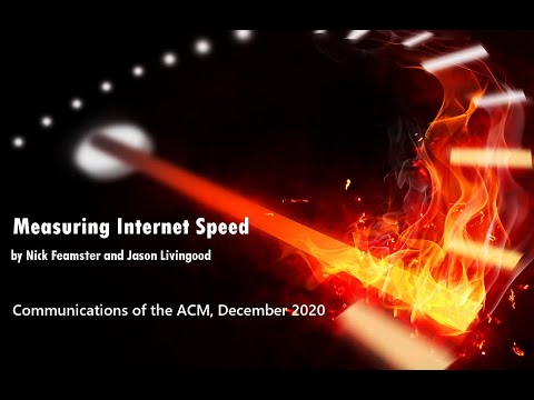 December 2020 CACM, Measuring Internet Speed