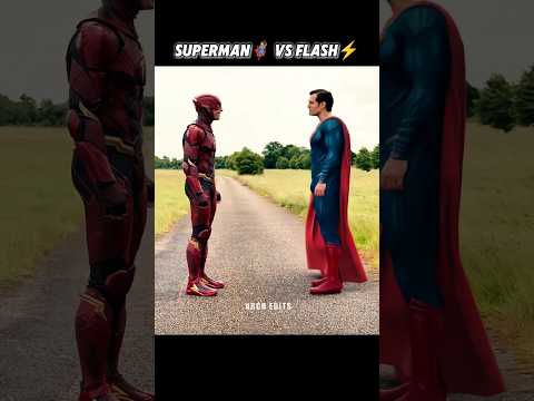Superman🦸‍♀️ VS Flash⚡ #dc #justiceleague #superman #flash #trending #shorts #viral