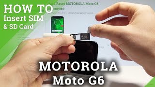 Download lagu How to Insert SIM and SD in MOTOROLA Moto G6 - Set Up SIM & SD |HardReset.Info mp3
