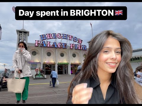 A Day In BRIGHTON!!! | Beach in UK | Beaches or Mountains? | Janvi Bajaj Vlogsssss