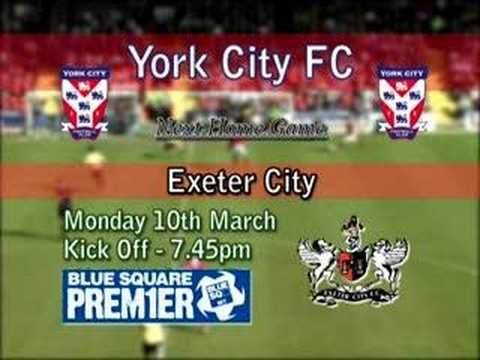 York City Exeter City Advert