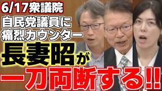 【長妻昭】【小野田紀美】【平将明】自民党議員の野次の指摘に、長妻議員が痛烈カウンターをお見舞いする!!長妻節に小野田大臣もたじたじ!?【自民党】【中道改革連合】【衆議院】