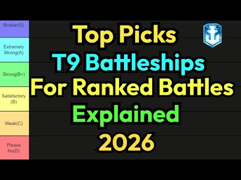 Powerful Top Picks For T9 Battleships in Ranked Explained | World of Warships