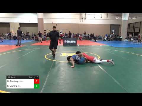 106 Lbs Prelims - Malaquias Santiago, Effingham County Wrestling Club Vs Keith Moreno, California
