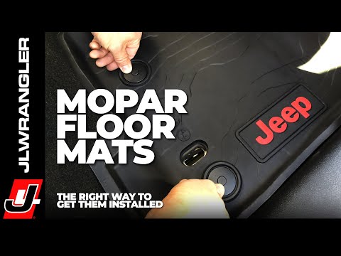Jeep JL Wrangler MOPAR All Weather Floor Mats Installation : JL JOURNAL