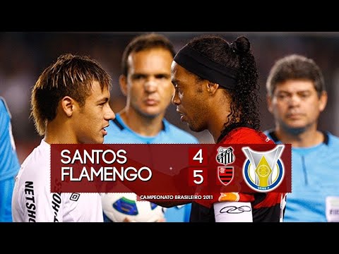 Santos 4 x 5 Flamengo - Melhores Momentos (HD 1080p) Campeonato Brasileiro 2011