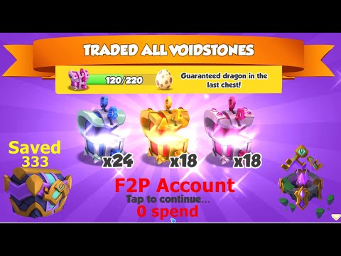 18k Trade offer Void Ancient Event-Dragon Mania Legends | Saved 333 Void Ancient tickets | DML