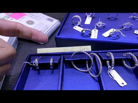 Basic Diamond hoops design of vvs vs si quality