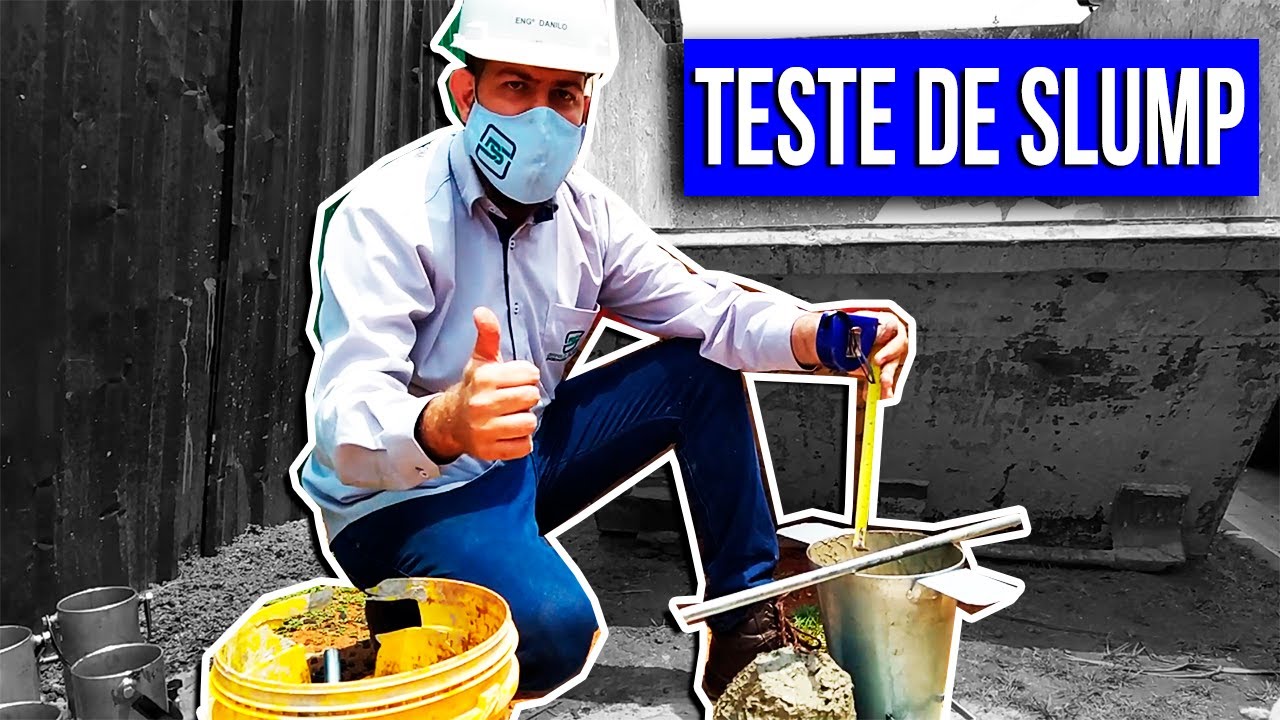 SLUMP Test l Como fazer o teste do seu CONCRETO na OBRA?