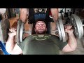 home Garage Gym using uneven Ghetto weights GET RECKLESS! WORK PAST FAILURE!