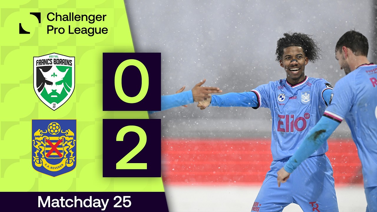 Royal Francs Borains vs SK Beveren Highlights