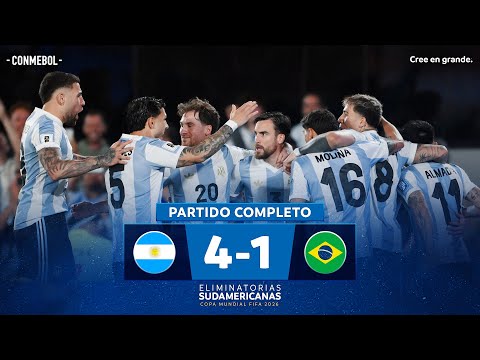 ARGENTINA GOLEA A BRASIL EN EL CLÁSICO SUDAMERICANO