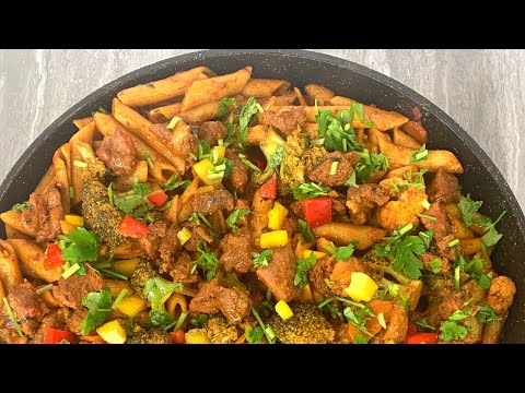 Beef and Penne Pasta recipe | How to make healthy pasta recipe for weight loss | Bountiful Cook