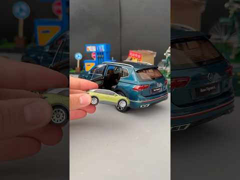 Volkswagen Small and Large Diecast Model Cars on the Same Stage #car #cars #diecast