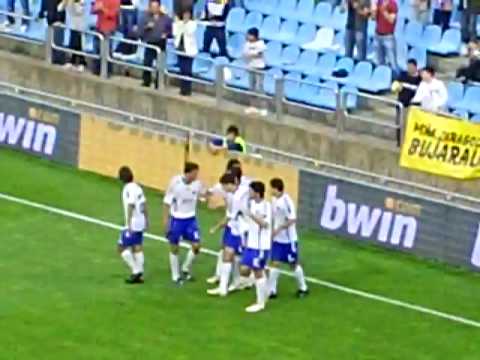 Real Zaragoza 2 -  Almería 1  (01/11/09) 1er Gol de Lafita