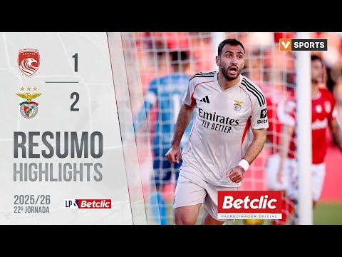 Resumo: Santa Clara 1-2 Benfica (Liga 25/26 #22)