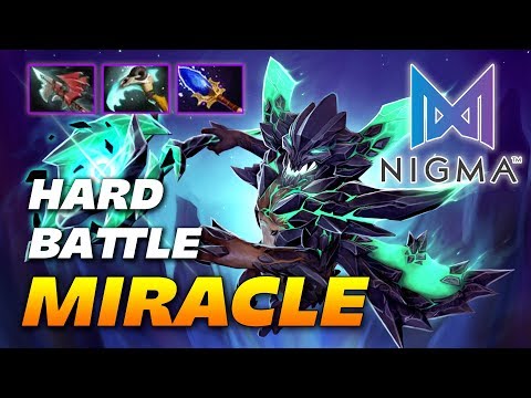Miracle Outworld Devourer - hard game even for legend - Dota 2 Pro Gameplay