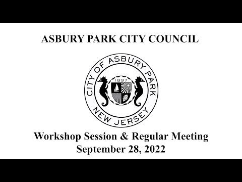 Asbury Park City Council Meeting - September 28, 2022