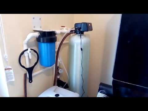 Монтаж умягчителя воды в коттедже