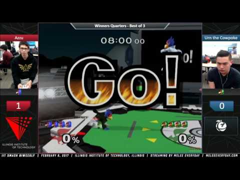 IIT Biweekly [2/8/17] - Azzu (Falco) vs. Urn the Cowpoke (Green Falco) - SSBM - Winners Quarters