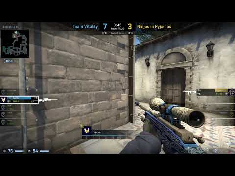 CS:GO POV Demo Vitality ZywOo (28/14) vs NiP (de_inferno)