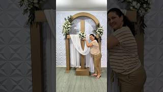 Essa DECORAÇÃO DE PÁSCOA ficou INCRÍVEL 😍 Cruz + Arco Romano que você precisa ver!