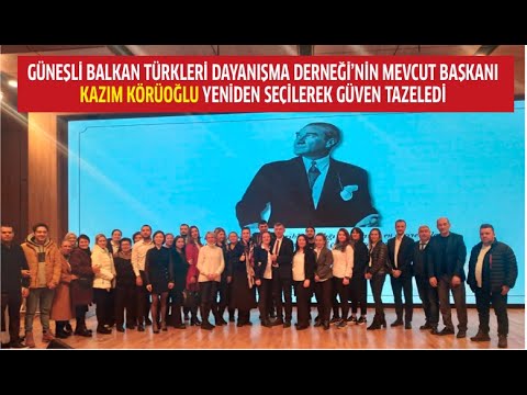 Güneşli Balkan Türkleri Derneği Mevcut Başkanı Kazım Köroğlu güven tazeledi.