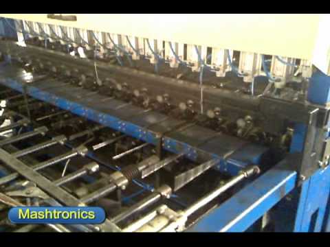 Mashtronics.Poluautomatska masina za armaturne mreze.Semiautomatic machine for wire mesh welding