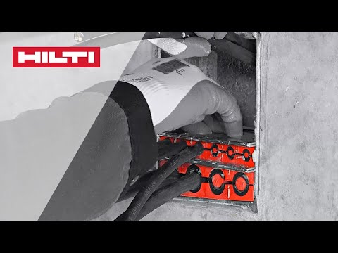 HOW TO install Hilti CFS-T SB and CFS-T SS cable transit systems