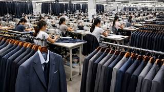 How Suits Are Made in Factory | Complete Suit Production Process