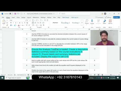 Exp22_Excel_Ch08_ML1_Course Evaluation | Excel Chapter 8 Mid-Level 1 - Course Evaluation | ML1