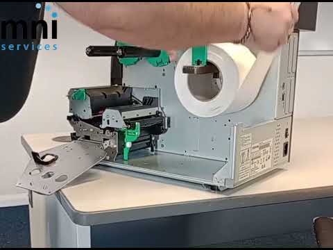 Toshiba Tec B-EX4T2 - Loading labels into the printer