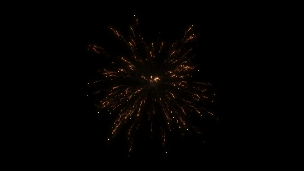 Fireworks elements for wedding party Free Alpha Channel Stock Video on Transparent Background