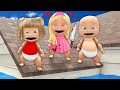 Baby & Girlfriend ESCAPE EVIL BARBIE!