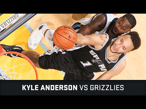 Kyle Anderson Highlights: 13 PTS, 7 AST, 4 STL, 1 BLK vs Grizzlies (28.03.2016)