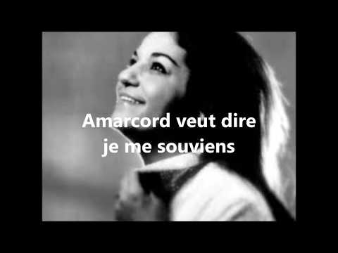 Frida Boccara - Je me souviens (Amarcord) - 1974