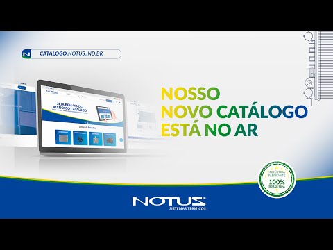 Capa do vídeo de apresentação do catálogo digital interativo