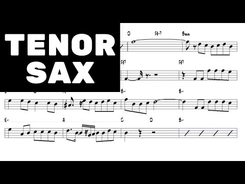 The Sugar Blues Clarence Williams  1919 Tenor Sax