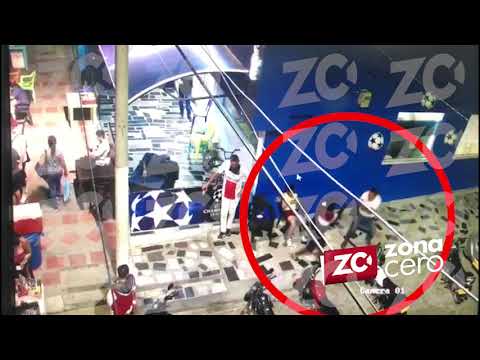 Video muestra el momento del ataque a un hombre en billar de la carrera 21