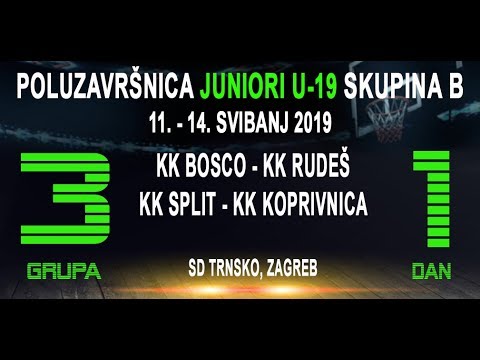 Poluzavršnica PH za JUNIORE U-19, skupina B, grupa 3, dan 1