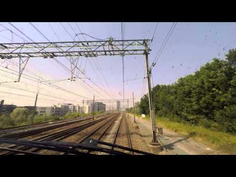 [cabinerit] A train driver's view: Lelystad Centrum - Den Haag CS, VIRM, 02-Jul-2015.