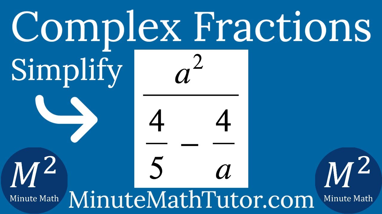 Simplify a^2/(4/5-4/a)
