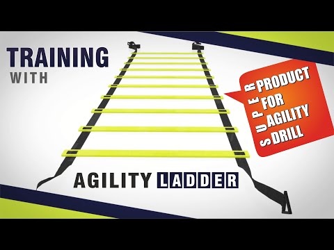 Automatic pvc agility training ladder -4 meters, for indoor ...