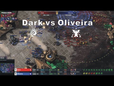 Starcraft II IEM Katowice 2023 Feb9 Dark(Z) v Oliveira(T) Game 2 MAPS - [ESL] Gresvan