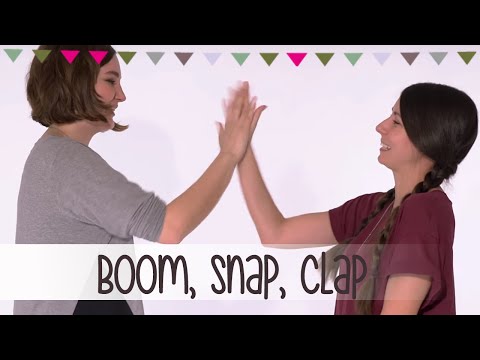 Boom, Snap, Clap | Klatschspiele Anleitung (Kinderlieder)