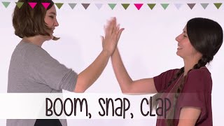 Boom, Snap, Clap | Klatschspiele Anleitung (Kinderlieder)